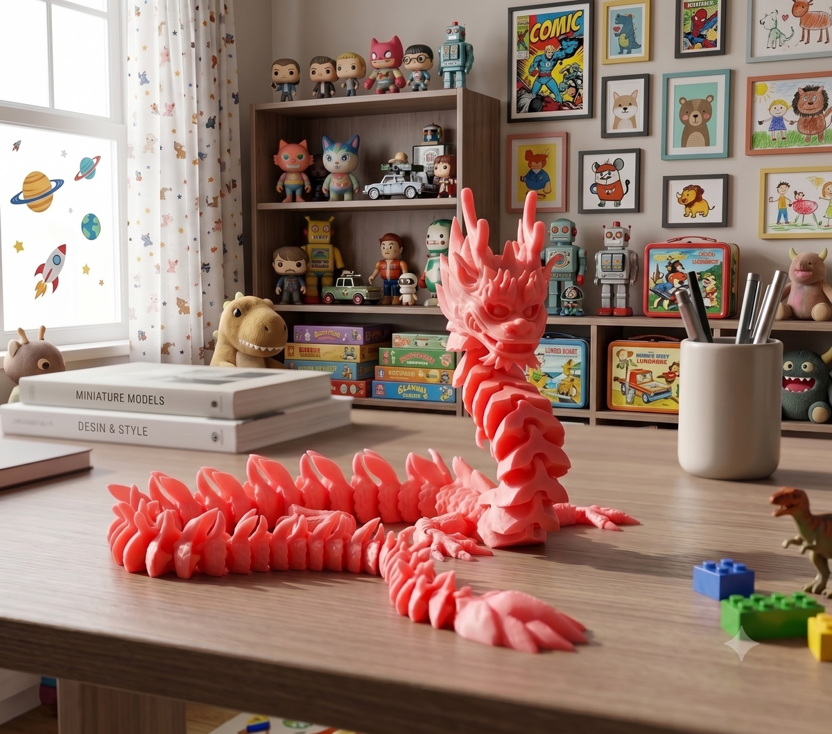 Articulated Imperial Flexi Dragon